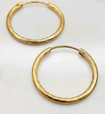 Aros de aro de 18k - miniatura 1