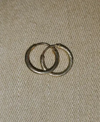 Aros de aro de 18k - miniatura 2