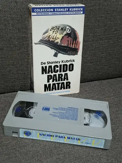 VHS Nacido Para Matar de Stanley Kubrick - miniatura 1