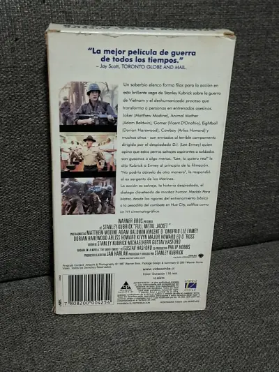 VHS Nacido Para Matar de Stanley Kubrick - miniatura 2