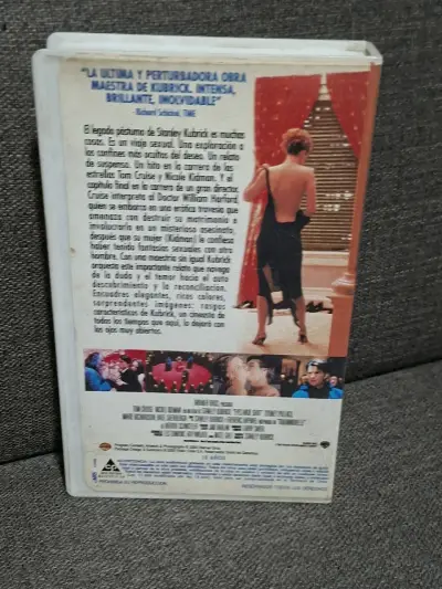 VHS Ojos Bien Cerrados de Stanley Kubrick - miniatura 2