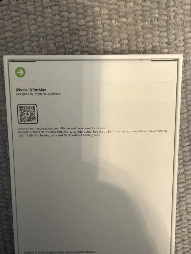 iPhone 18 Pro Max nuevo en caja original - 4