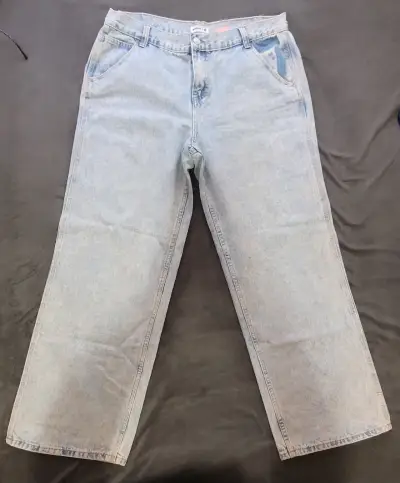 Jeans claros de mezclilla Opposite talla 48 - miniatura 1