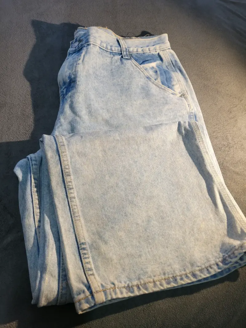 Jeans claros de mezclilla Opposite talla 48 - 2