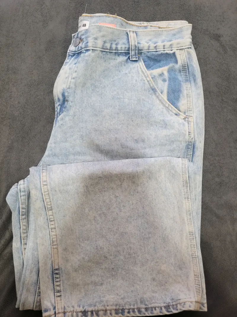 Jeans claros de mezclilla Opposite talla 48 - 5