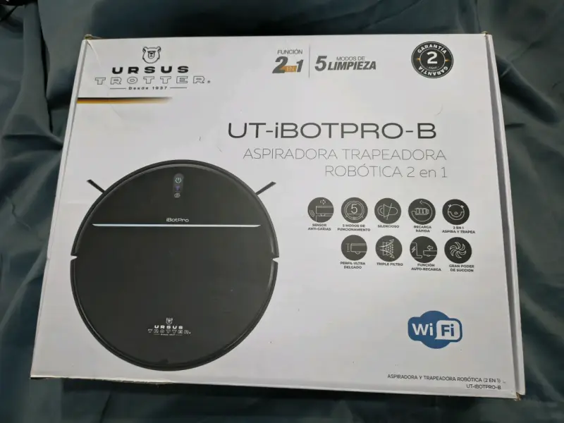 Aspiradora robótica Ursus Trotter UT-iBotPro-B 2 en 1 - 1