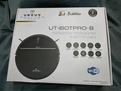 Aspiradora robótica Ursus Trotter UT-iBotPro-B 2 en 1 - miniatura 1