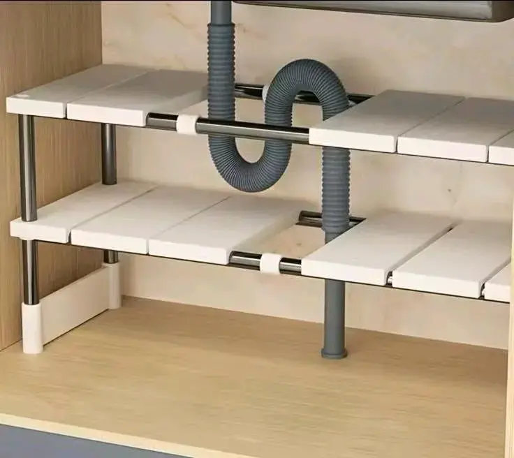 Estante organizador para cocina bajo fregadero - 2