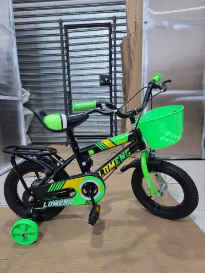 Bicicleta infantil Lomeng con ruedas de entrenami - miniatura 1