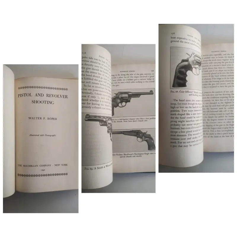 Libro antiguo de pistolas y revólveres - 2