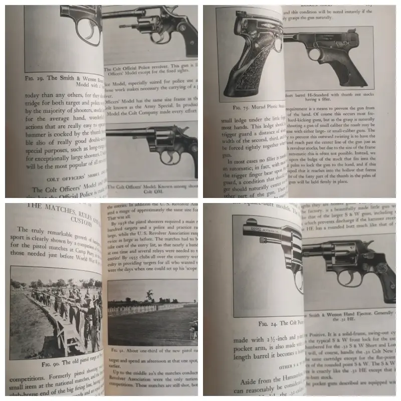 Libro antiguo de pistolas y revólveres - 3
