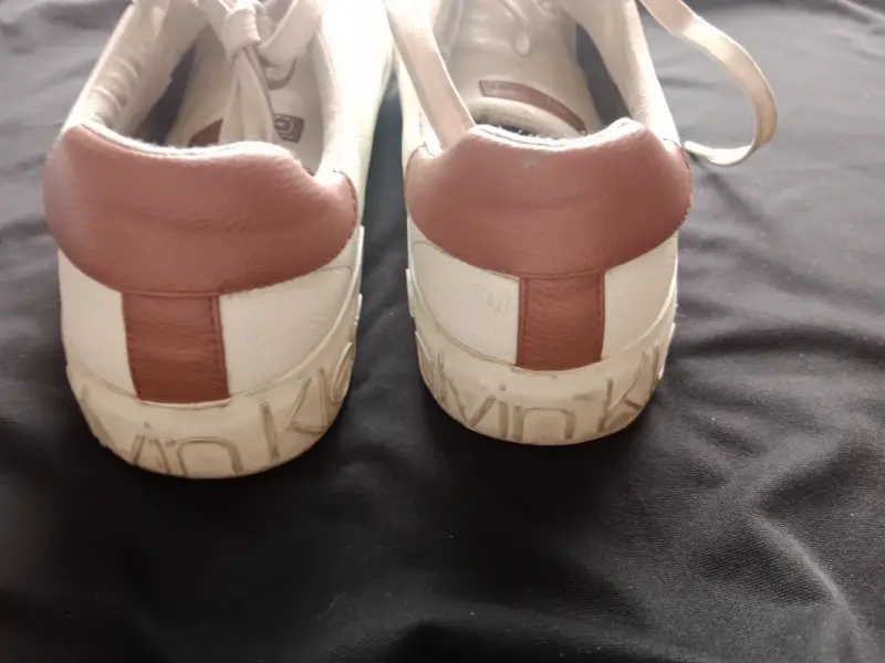 Zapatillas blancas de cuero Calvin Klein - 2
