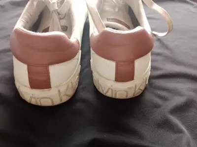 Zapatillas blancas de cuero Calvin Klein - miniatura 2