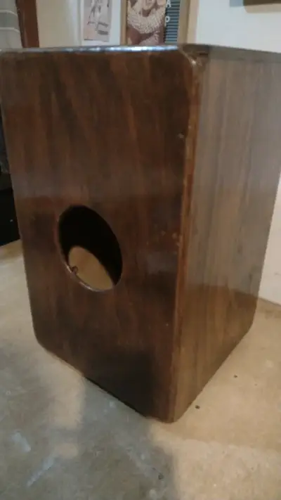 Cajón peruano de madera para percusión - miniatura 1