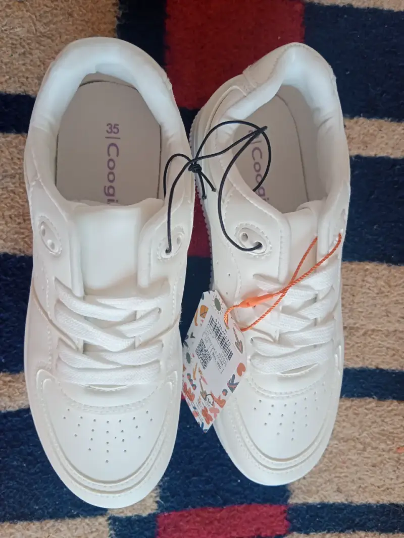 Zapatillas blancas mujer talla 35 - 2