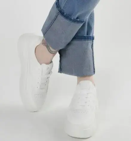Zapatillas blancas mujer talla 35 - 4