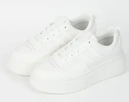 Zapatillas blancas mujer talla 35 - 5