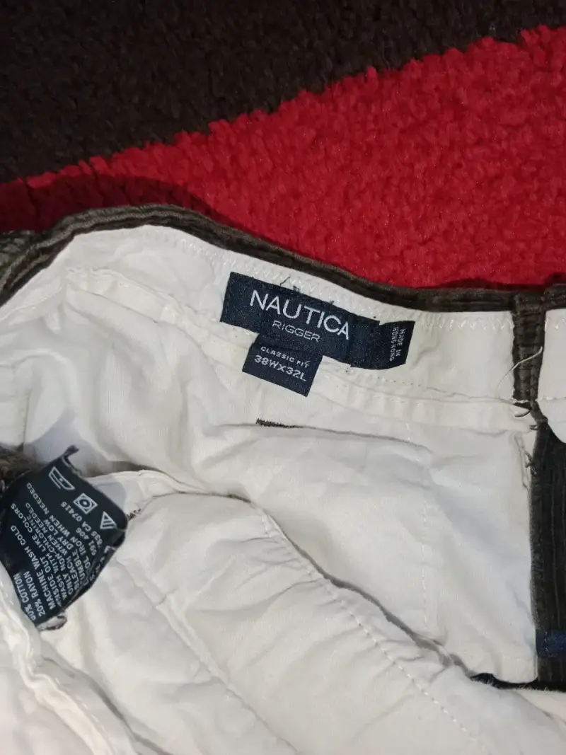 Pantalones de pana marrón Nautica para hombre - 5