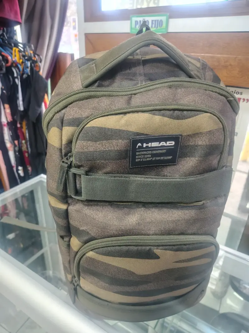 Mochila camuflada Head con múltiples compartimentos - 3