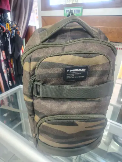 Mochila camuflada Head con múltiples compartimentos - miniatura 3