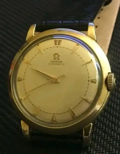 Reloj Omega Automático Dorado Vintage - miniatura 1