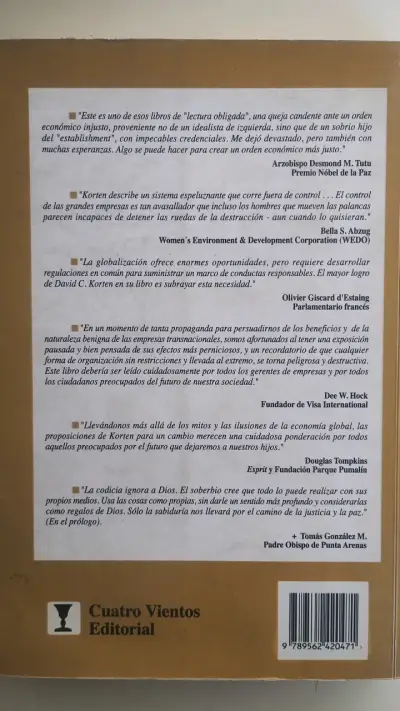 Libro 'Cuando las Transnacionales Gobiernan el Mundo' de David C. Korten - miniatura 5