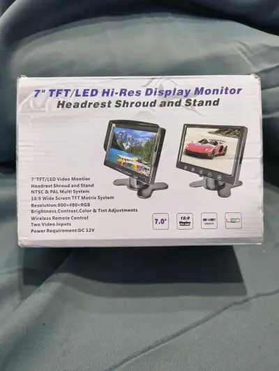 Monitor TFT/LED de 7 pulgadas para reposacabezas - miniatura 1