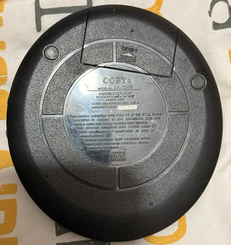 Reproductor de CD portátil Coby CX-CD109 - 3