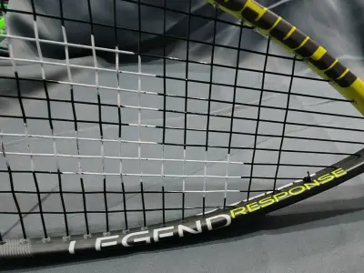 Raqueta de Squash Legend Response amarilla - miniatura 3