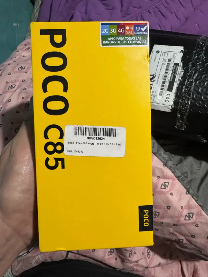 Smartphone Xiaomi Poco C85 Negro 128GB