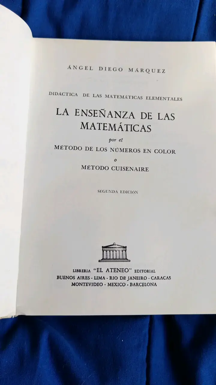 Libro Didáctica Matemáticas Método Cuisenaire - 2