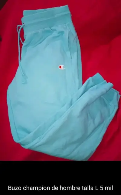 Buzo Champion verde para hombre talla L - miniatura 2