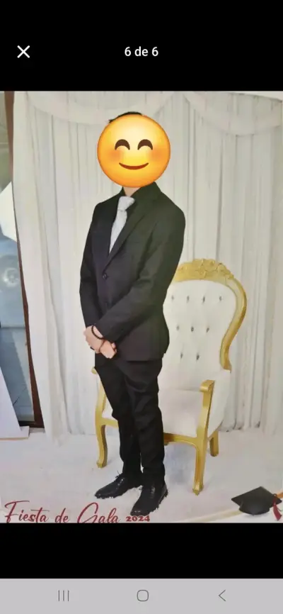 Traje Alaniz Recto Fantasía Texturada Slim Fit - miniatura 6