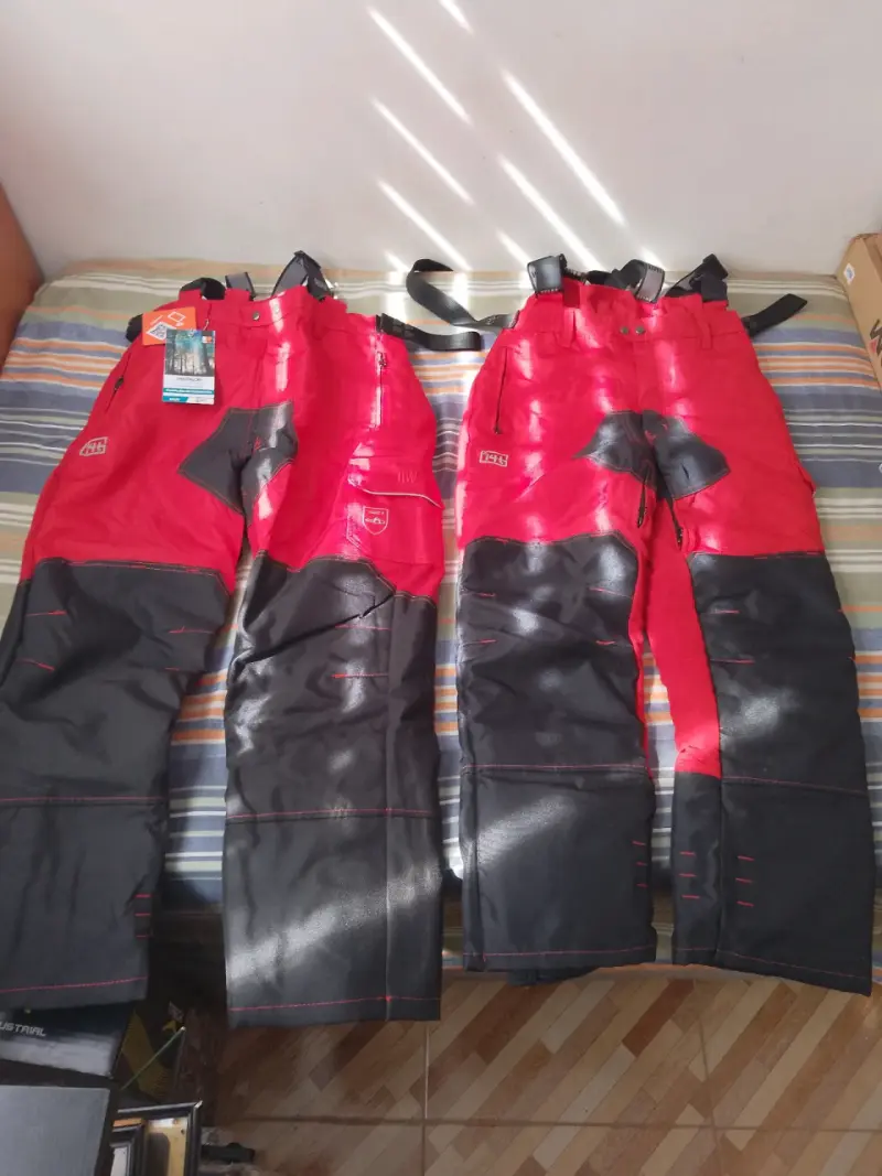Pantalón Motosierrista Rojo HW Hard Work - 3
