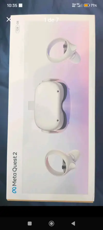 Gafas VR Meta Quest 2 128GB usadas - miniatura 1