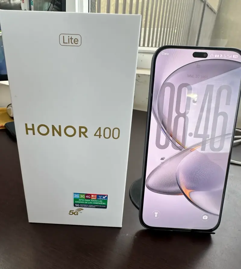 Smartphone Honor 400 Lite 5G con caja - 1