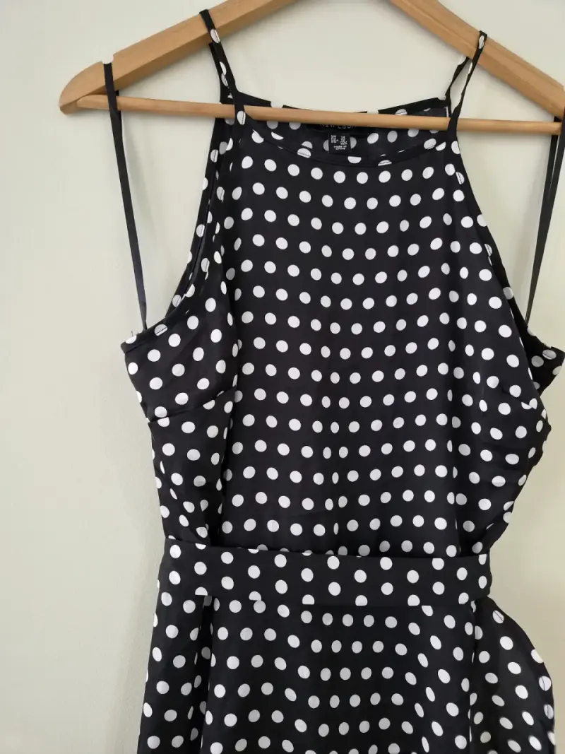 Vestido de lunares negro New Look - 2