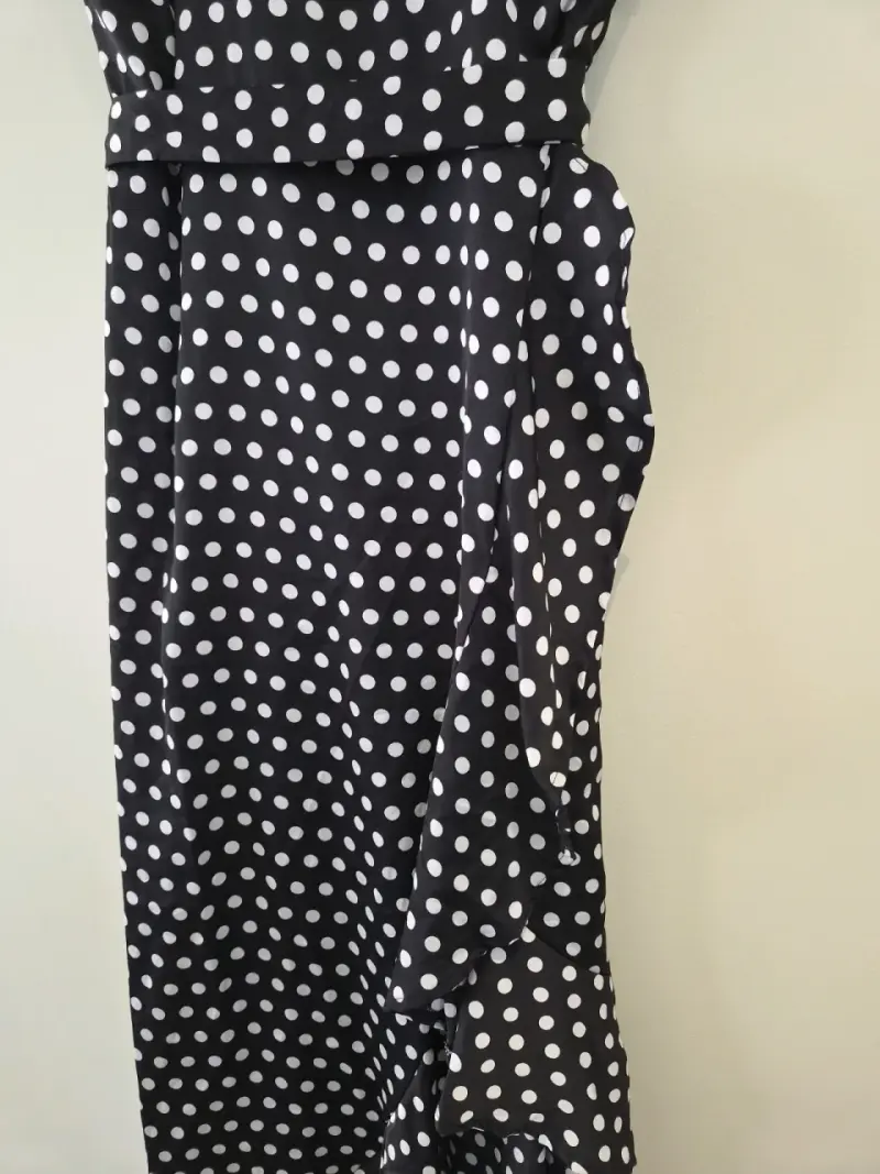 Vestido de lunares negro New Look - 4