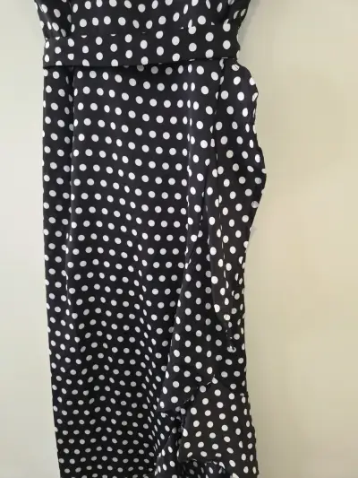 Vestido de lunares negro New Look - miniatura 4
