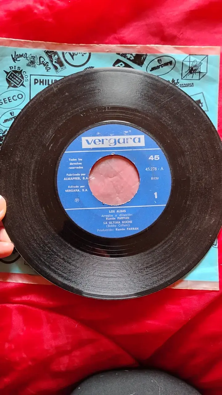 Vinilo 45 RPM Los Albas Vergara - 2