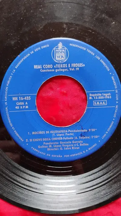 Vinilo Canciones Gallegas Vol. IV Real Coro Toxos - miniatura 4