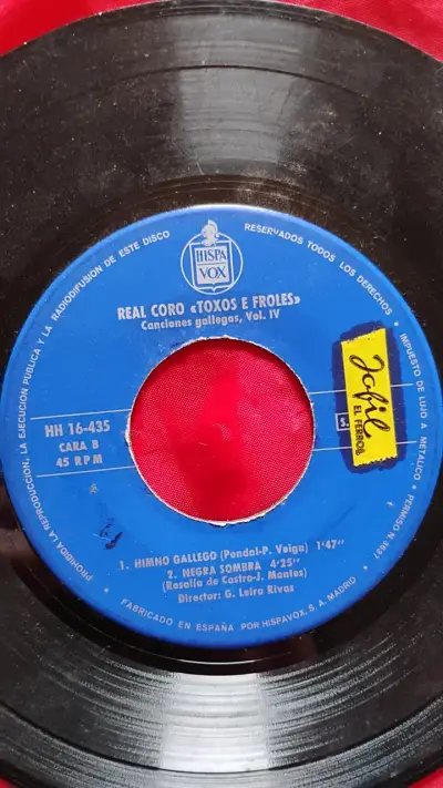 Vinilo Canciones Gallegas Vol. IV Real Coro Toxos - miniatura 5