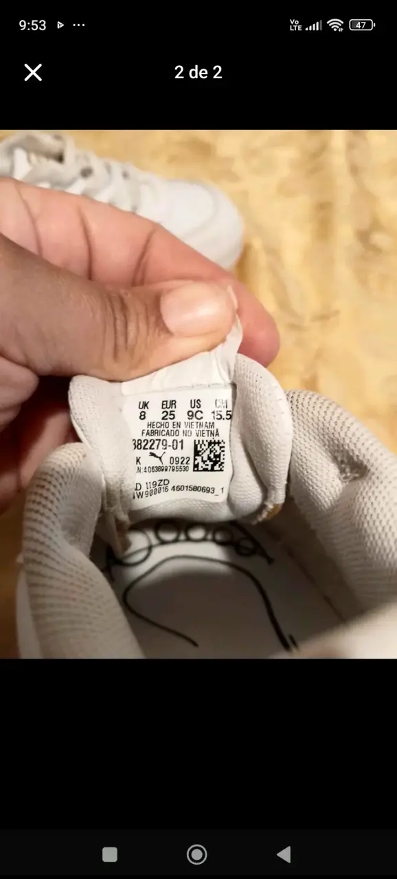 Zapatillas deportivas blancas Puma para niños - 2