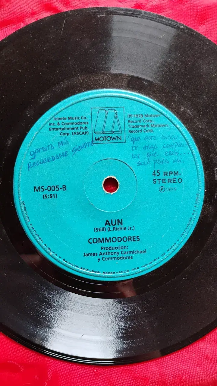 Vinilo Commodores Aun/Navega 45 RPM - 2