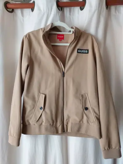 Chaqueta Guess beige para niño talla 14 - miniatura 1