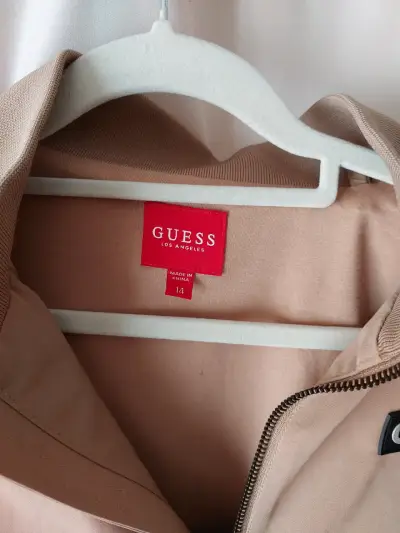 Chaqueta Guess beige para niño talla 14 - miniatura 2