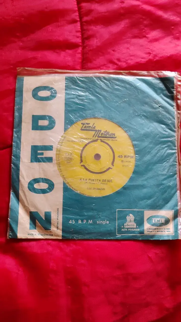 Vinilo 45 RPM Los Spinners A La Puesta De Sol - 2