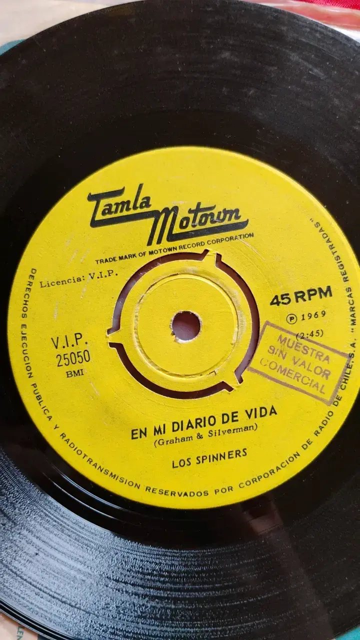 Vinilo 45 RPM Los Spinners A La Puesta De Sol - 4