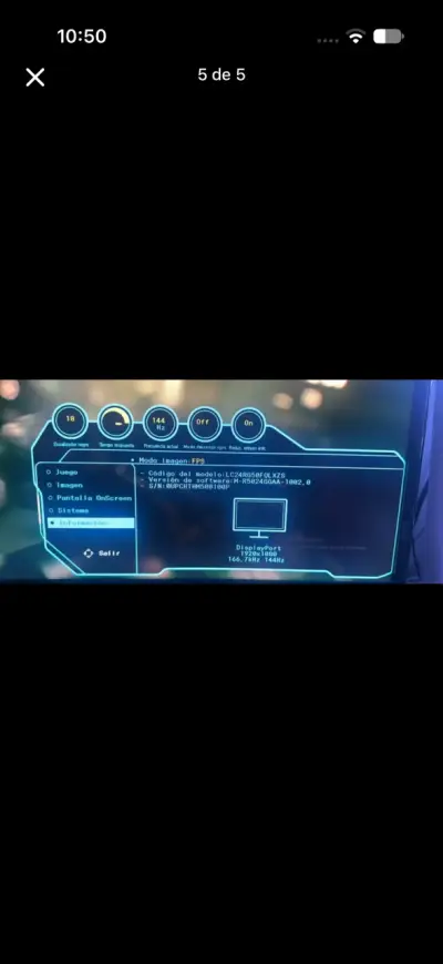 PC Gamer Ryzen 5 más monitor 144hz Samsung - miniatura 4