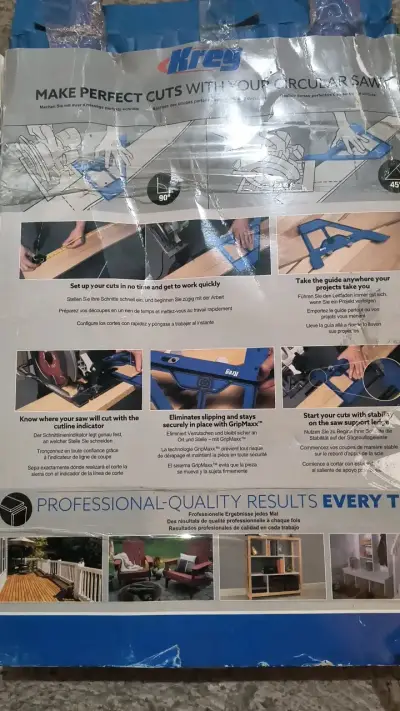 Guía de Corte Portátil Kreg para Sierra Circular - miniatura 2